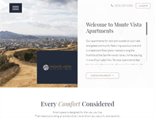 Tablet Screenshot of mountainbackapts.com